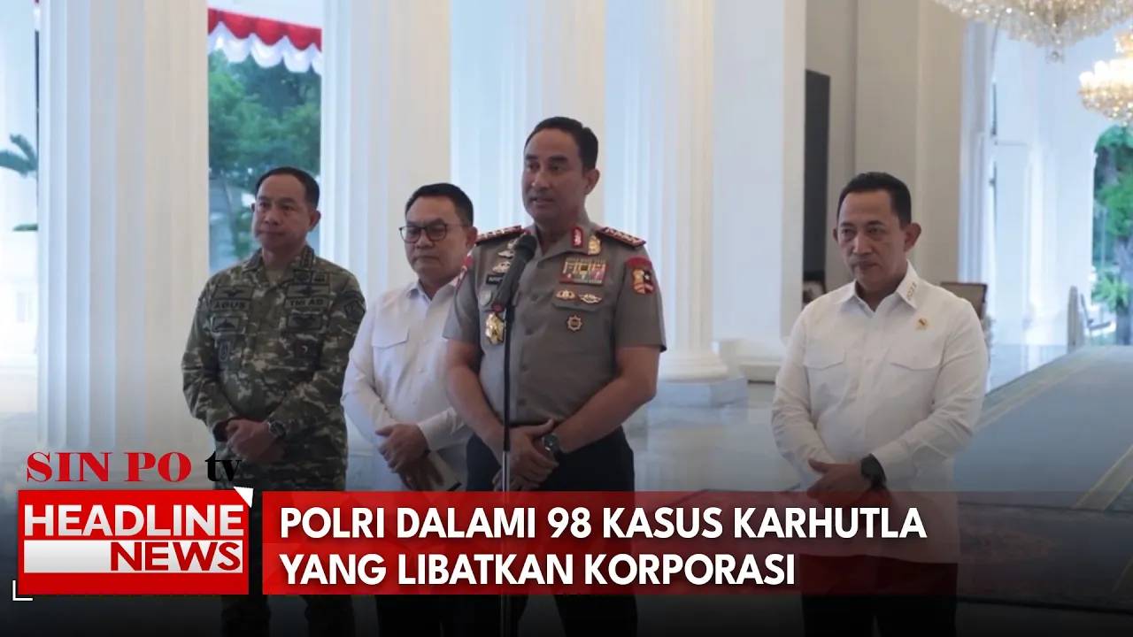 Polri Dalami 98 Kasus Karhutla Yang Libatkan Korporasi