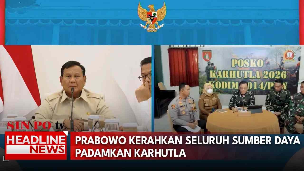 Prabowo Kerahkan Seluruh Sumber Daya Padamkan Karhutla