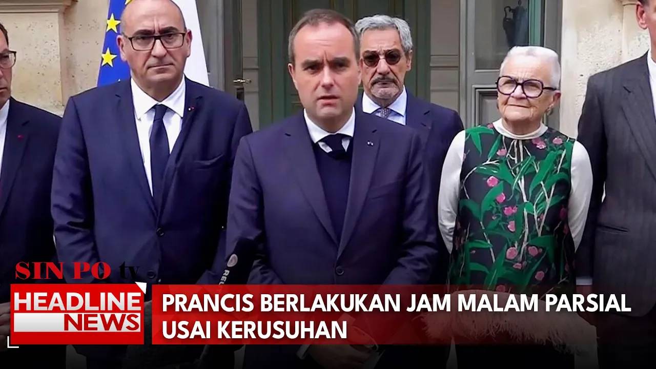Prancis Berlakukan Jam Malam Parsial Usai Kerusuhan