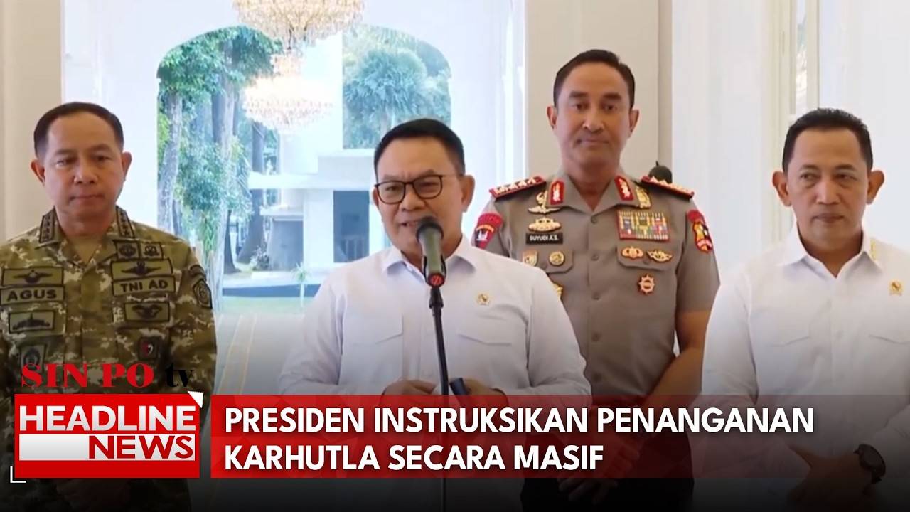 Presiden Instruksikan Penanganan Karhutla Secara Masif