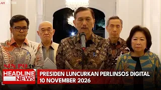 Presiden Luncurkan Perlinsos Digital 10 November 2026