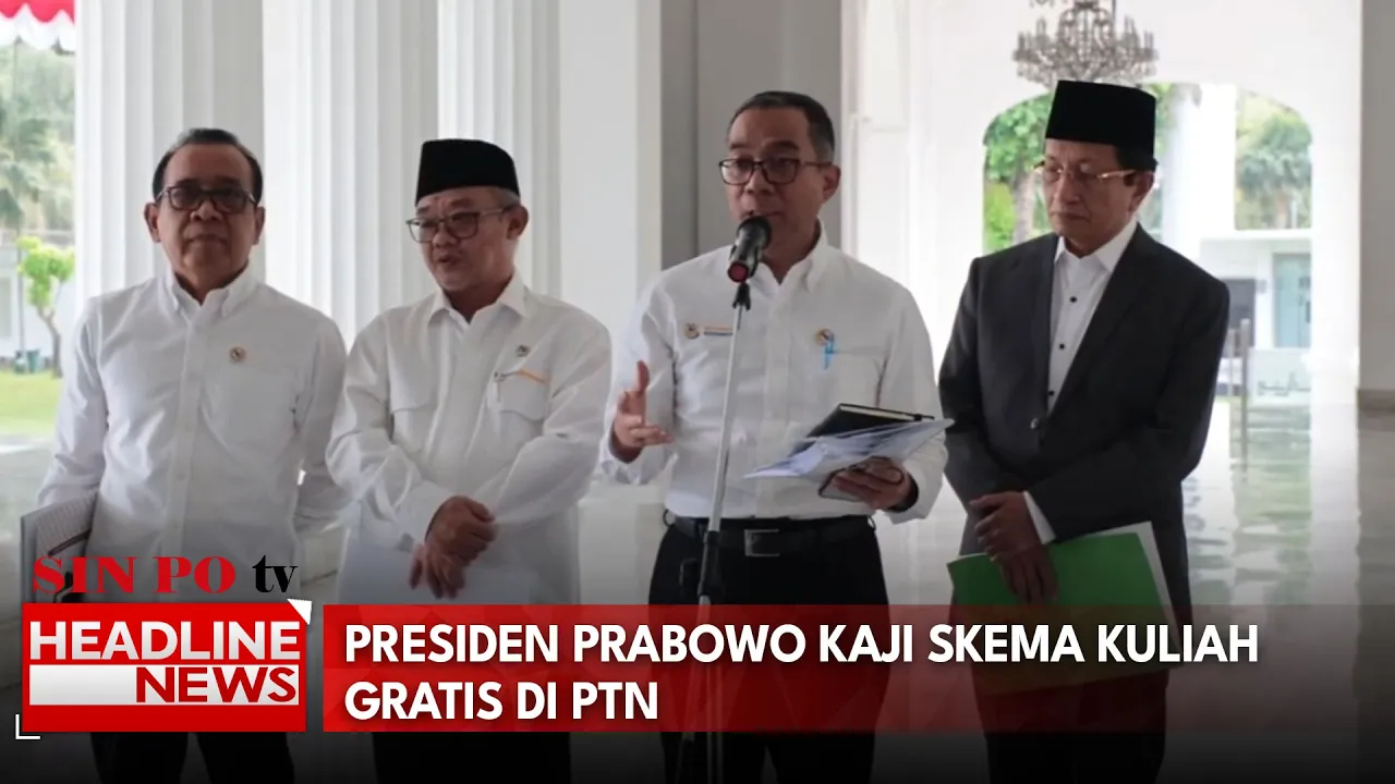 Presiden Prabowo Kaji Skema Kuliah Gratis di PTN