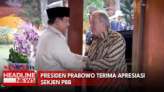 Presiden Prabowo Terima Apresiasi Sekjen PBB