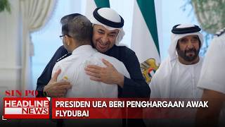 Presiden UEA Beri Penghargaan Awak Flydubai