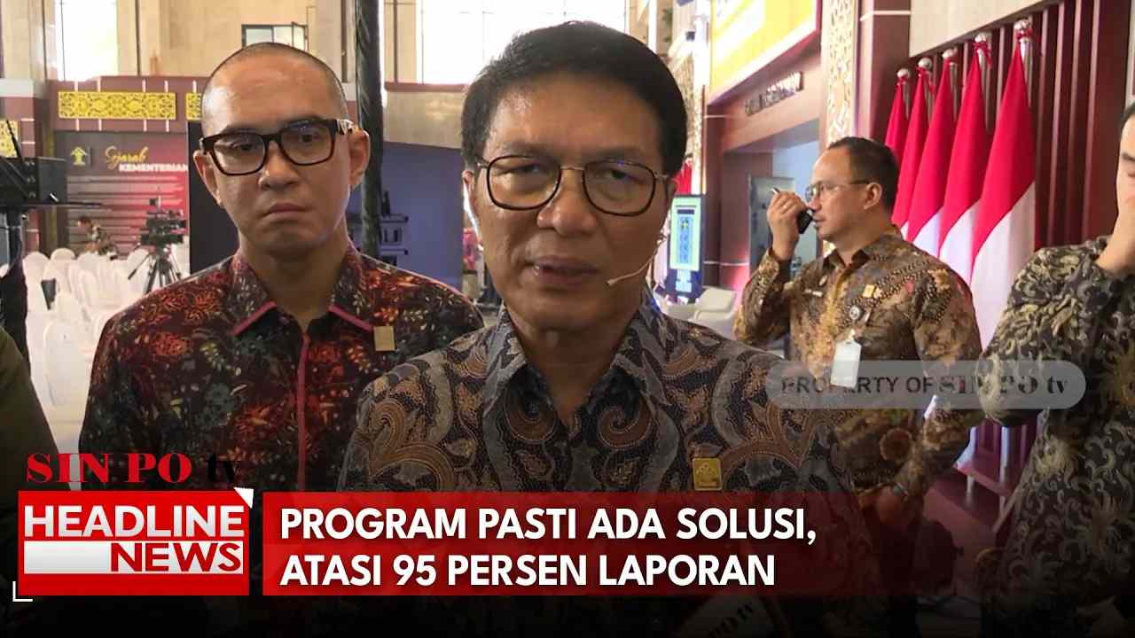 Program Pasti Ada Solusi, Atasi 95 Persen Laporan