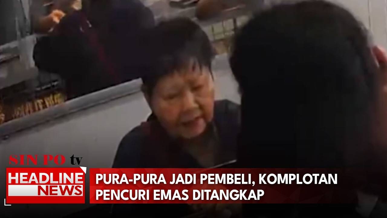 Pura-Pura Jadi Pembeli, Komplotan Pencuri Emas Ditangkap