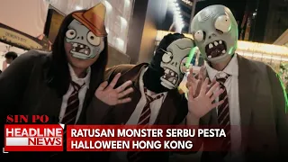Ratusan Monster Serbu Pesta Halloween Hong Kong