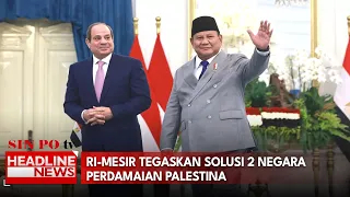 RI-Mesir Tegaskan Solusi 2 Negara Perdamaian Palestina