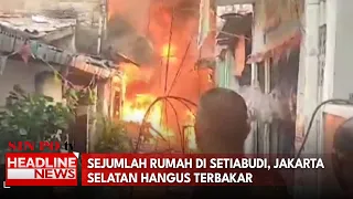 Sejumlah Rumah di Setiabudi, Jakarta Selatan Hangus Terbakar