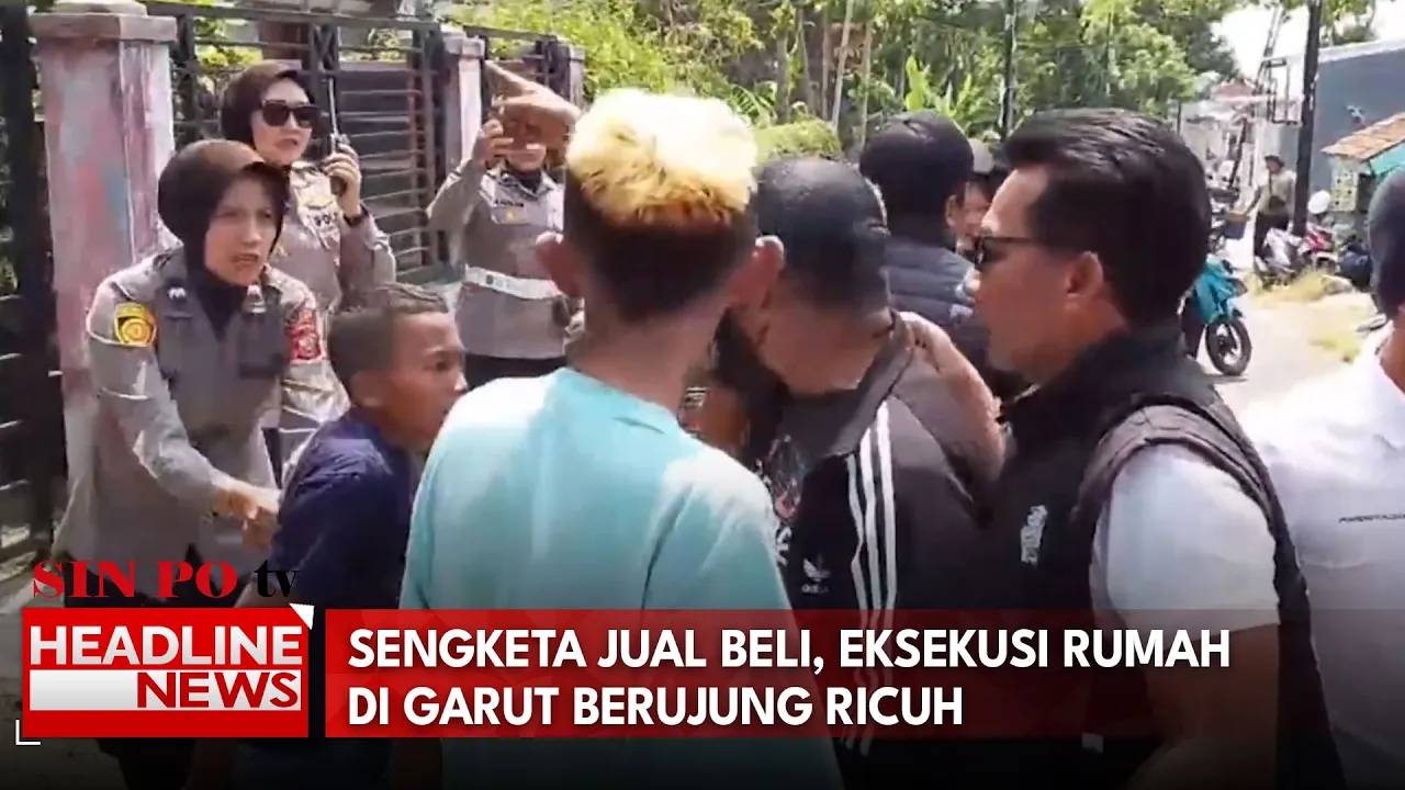 Sengketa Jual Beli, Eksekusi Rumah di Garut Berujung Ricuh