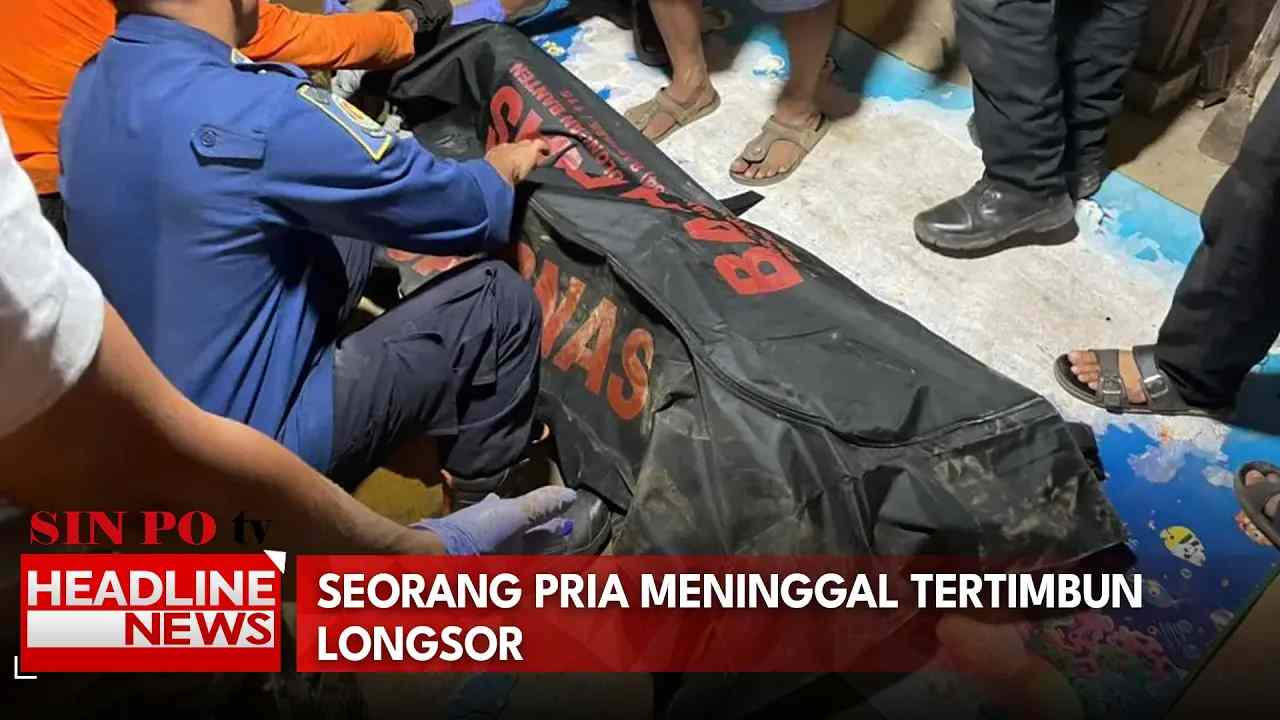 Seorang Pria Meninggal Tertimbun Longsor