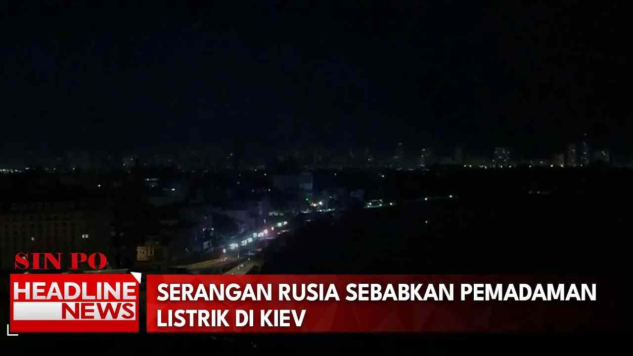 Serangan Rusia Sebabkan Pemadaman Listrik di Kiev