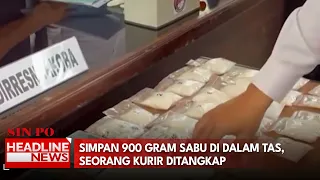 Simpan 900 Gram Sabu Di Dalam Tas, Seorang Kurir Ditangkap