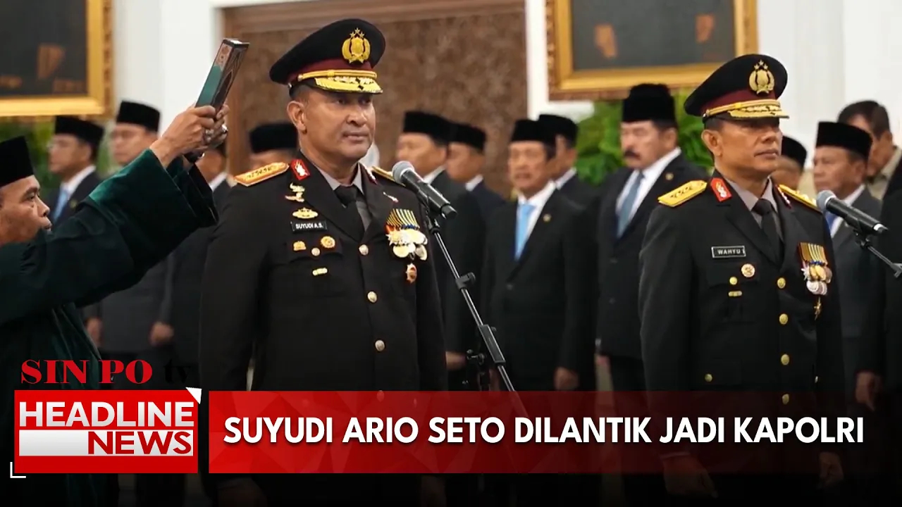 Suyudi Ario Seto Dilantik Jadi Kapolri