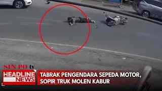 Tabrak Pengendara Sepeda Motor, Sopir Truk Molen Kabur
