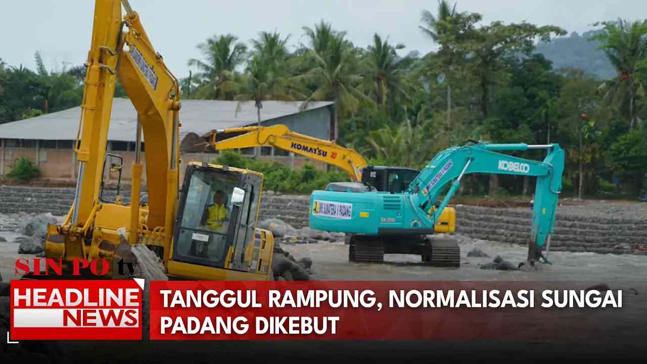 Tanggul Rampung, Normalisasi Sungai Padang Dikebut