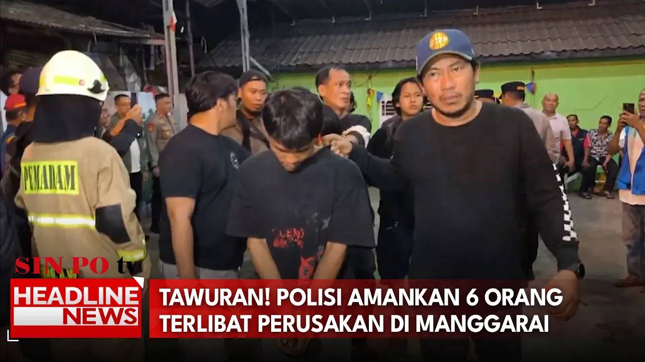 Tawuran! Polisi Amankan 6 Orang Terlibat Perusakan di Manggarai