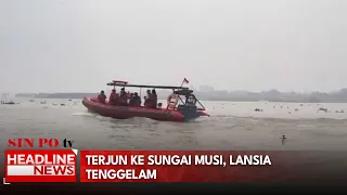 Terjun Ke Sungai Musi, Lansia Tenggelam