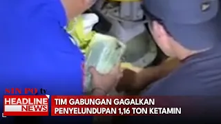 Tim Gabungan Gagalkan Penyelundupan 1,16 Ton Ketamin