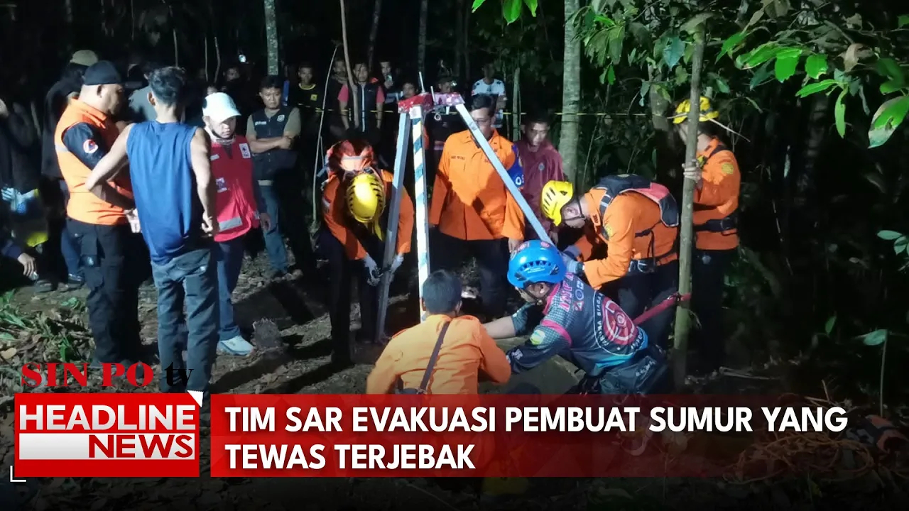 Tim SAR Evakuasi Pembuat Sumur Yang Tewas Terjebak