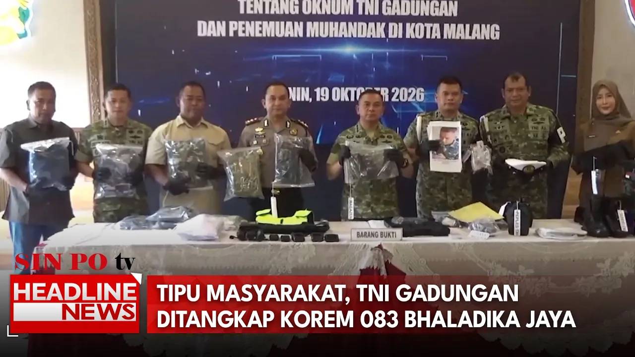 Tipu Masyarakat, TNI Gadungan Ditangkap Korem 083 Bhaladika Jaya