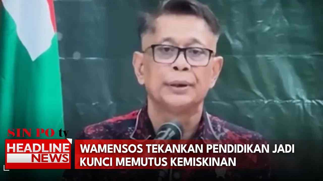 Wamensos Tekankan Pendidikan Jadi Kunci Memutus Kemiskinan