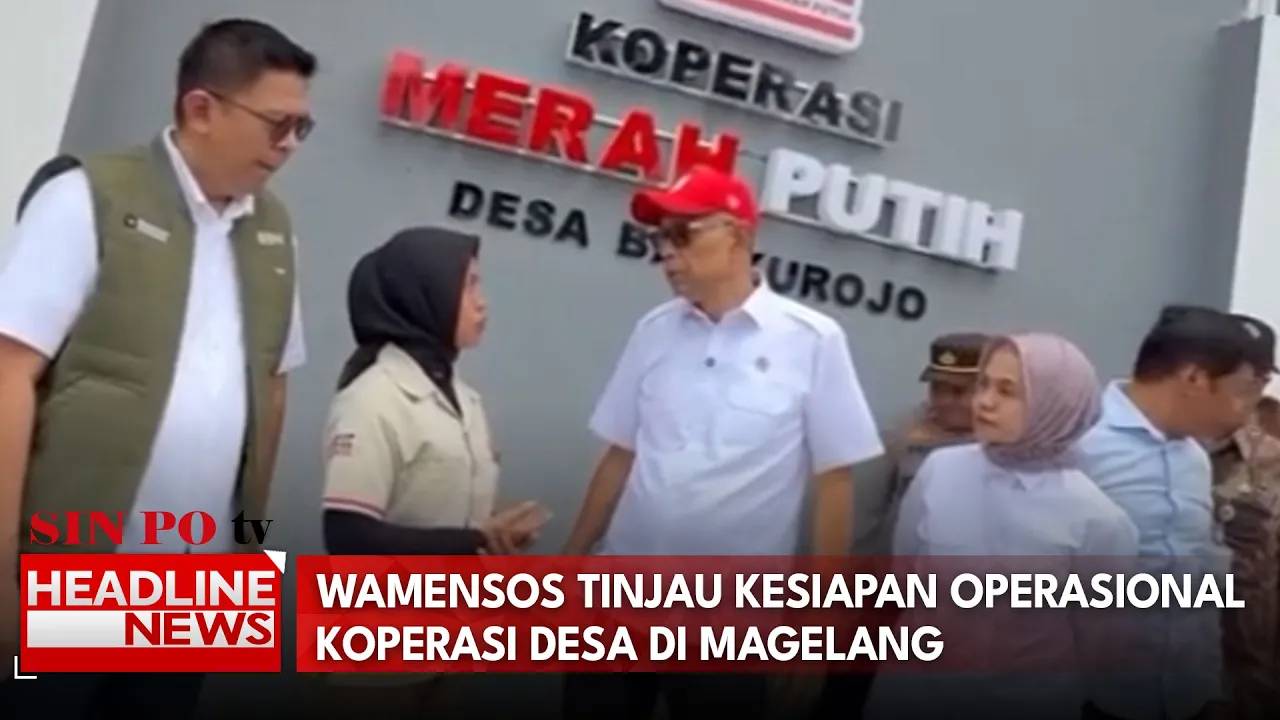Wamensos Tinjau Kesiapan Operasional Koperasi Desa Di Magelang