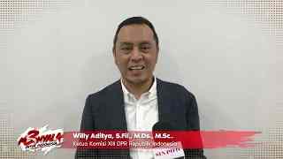 Willy Aditya, S.Fil., M.D. Menyampaikan ucapan Selamat atas HUT SIN PO tv ke-3.