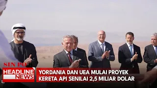 Yordania dan UEA Mulai Proyek Kereta Api Senilai 2,5 Miliar Dolar